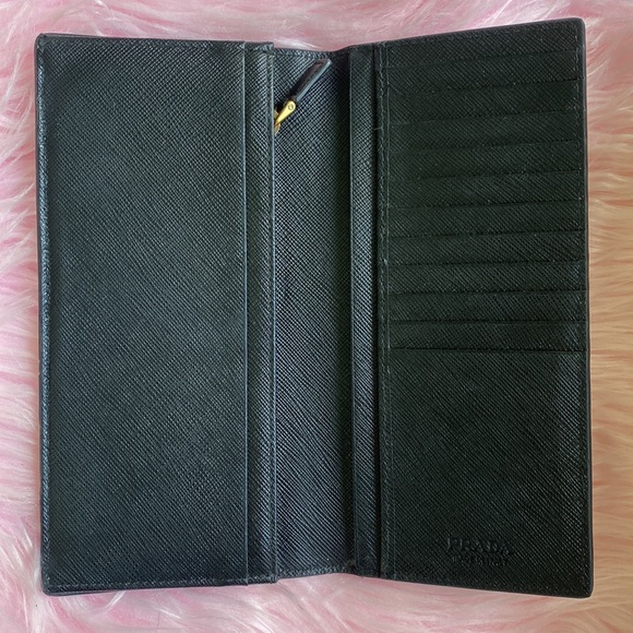🖤 Prada Saffiano Leather long Bifold Wallet - Picture 3 of 13